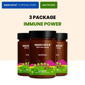 Madu Multiflora Bengkalis Riau Bundle 500gr - Madu Murni
