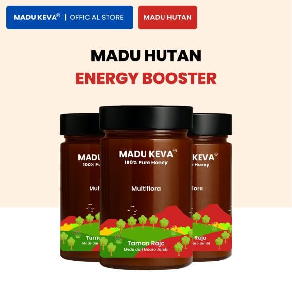 Madu Hutan Liar Multiflora Jambi 500gr Bundle - Madu Murni